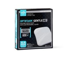 Optifoam Gentle Silicone-Faced Foam with Antimicrobial Silver MSC9544EPZ