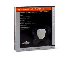 Optifoam AG+ Sacrum Silver Antimicrobial Wound Dressing MSC9606EPZ