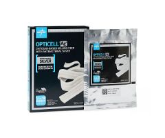 Opticell Ag+ Silver Antibacterial Gelling Fiber Wound Dressing, Reinforced, 0.75" x 18"