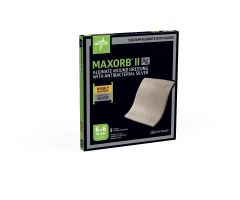 Maxorb II Silver Alginate Wound Dressing, 6" x 6", in Educational Packaging