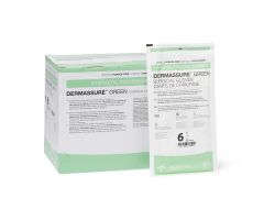 Dermassure Green Surgical Gloves,Size 6