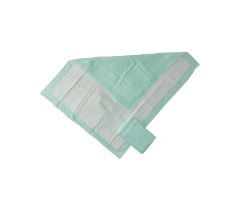 Medline Fluff and Polymer Underpad, Heavy Absorbency, 30" x 36", Green