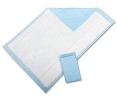 Disposable Fluff Underpads with Polypropylene Backing, Deluxe Weight, 30" x 30"