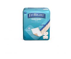 FitRight Fluff/Polymer Underpads, Heavy Absorbency, 30" x 36"