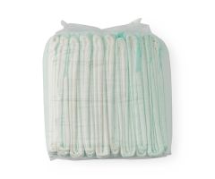 Medline Fluff and Polymer Underpad, Heavy Absorbency (Premium), 23" x 36", Green