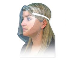 BetterShield Face Mask with Elastic Ribbon, One Size, 11.125" x 12" x 1"