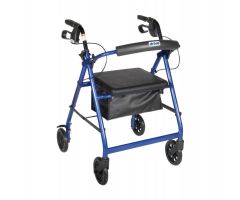 Rollator, Adjustable, 6" Wheels, Blue
