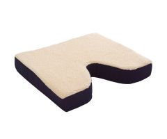 Essential Medical N1008 Fleece Covered Coccyx Cushion-18"x16"x3"
