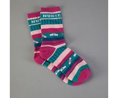 Crazy Stripe Nurse Socks