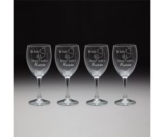 Be Safe Nurse Wine Glass Set