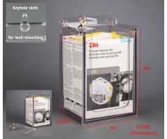 Locking N95 Mask Dispenser, Wall Mount