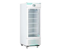 White Diamond Glass-Door Medical Refrigerator, 26 Cubic Feet