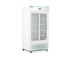 White Diamond Glass-Door Medical Refrigerator, 33 Cubic Feet