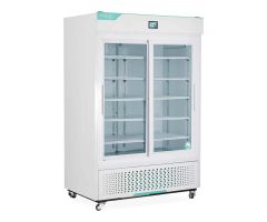 White Diamond Glass-Door Medical Refrigerator, 47 Cubic Feet