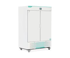White Diamond Solid-Door Medical Refrigerator, 49 Cubic Feet