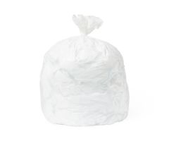 Low-Density Trash Can Liner, White, 31" x 43", 1 Mil, Flat, Scented