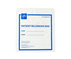 Patient Belongings Bag with Drawstring, 18" x 20", White NON026310