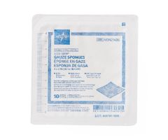 Woven Sterile Gauze Sponges, 4" x 4", 12-Ply, 10/Hard Tray, NON21426