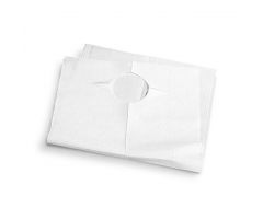 Disposable Tissue / Poly Slip-On Adult Bib, 19" x 35", NON24265H