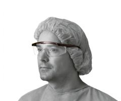 Clear Safety Glasses with Black Frame NON24774H