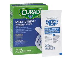 CURAD Sterile Medi-Strip Wound Closure, 1/2" x 4" NON250412H