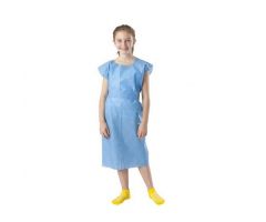Tissue-Poly-Tissue Pediatric Gown, Blue, 21" x 36"