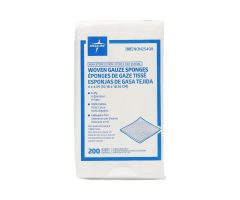 Woven Nonsterile Gauze Sponges, 12 Ply, 4" x 4", NON25412H