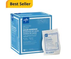 Bulkee II Sterile Cotton Gauze Bandage, 3.4" x 3.6 yd.