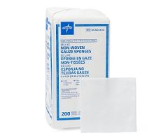 Deluxe Nonsterile Nonwoven 3-Ply Gauze Sponges, 4" x 4"