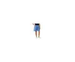 Blue Multilayer Disposable Exam Shorts with Elastic Waist, Size M