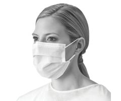 ASTM Level 1 Procedure Face Mask with Ear Loops, White, NON27355Z