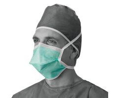 Duckbill-Style Surgical Face Mask with Ties, Green