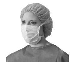Hypoallergenic Filter Surgical Face Mask with Ties, White