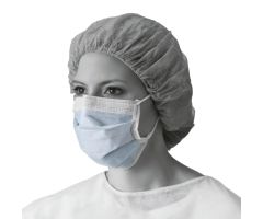 Prohibit Tra ASTM Level 1 Procedure Face Mask with Anti-Fog Strip and Ear Loops, Blue