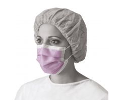 ASTM Level 3 Procedure Face Mask with Ear Loops and Thermalbond Inner / Polypropylene Outer Facings, Purple
