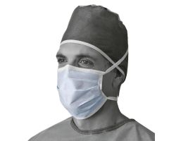 ASTM Level 1 Surgical Face Mask with Horizontal Ties, Blue