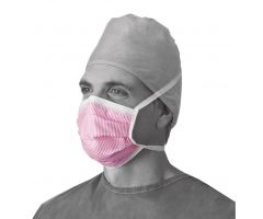 ASTM Level 3 Surgical Face Mask with Antifog Foam and Ties, Pink