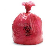Biohazard Liners, 45 gal., 3.0 Mil, Red, 40" x 46" NON304046RL