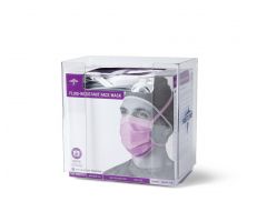 Surgical Mask with Ties Dispenser, White
