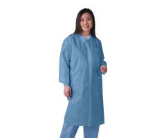 Disposable Knit-Cuff Multilayer Lab Coats with Traditional Collar-NONSW400L-out of stock
