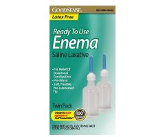 GoodSense Ready To Use Enema Saline Laxative - Twin 2/4.5 Oz -Return to Market TBD