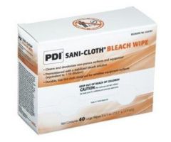 Sani-Cloth Bleach Germicidal Disposable Wipes, 5" x 7", Large Individual Packets