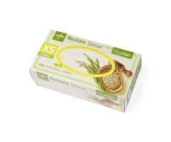 Restore Sense Green Powder-Free Nitrile Exam Gloves with maxOat+, Size XS, OAT4583H