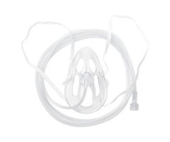 Oxy2Mask Oxygen Mask, Adult Size, with Ear Elastics and 7' Universal Oxygen Tube, Medline Exclusive