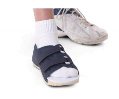 Navy Rigid Post-Op Shoe, 12.5" x 4.25", Men's Size XL