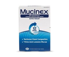 Mucinex, 600 mg Extended Release Tablet, 40/Box