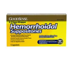 GoodSense Hemmorhoidal Suppositories, 24/Box