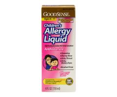 Diphenhydramine HCl Allergy Medication, 12.5 mg/5 mL, Cherry, 4 oz.