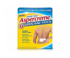 Aspercreme Lidocaine 4% Pain Relieving Patch, 5/Box