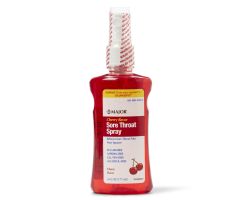 Sore Throat Spray, Cherry, 6 oz. 10/PK